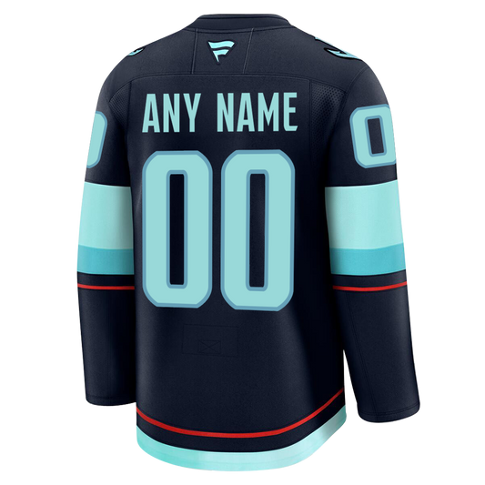 Customizable Seattle Kraken 2024 Fanatics Premium Official NHL HOME Jersey