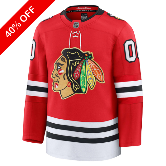 Customizable Chicago Blackhawks Fanatics Premium Centennial Jersey