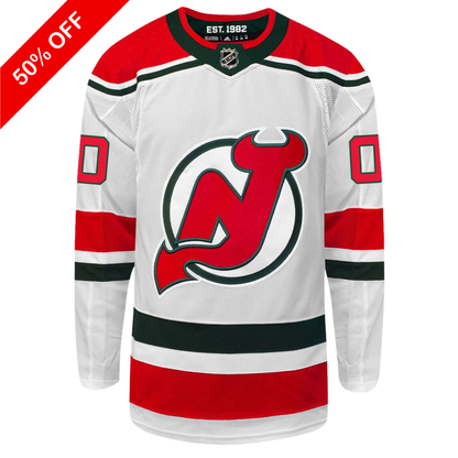 Customizable New Jersey Devils 2022 Adidas Heritage Primegreen Authentic NHL Hockey Jersey