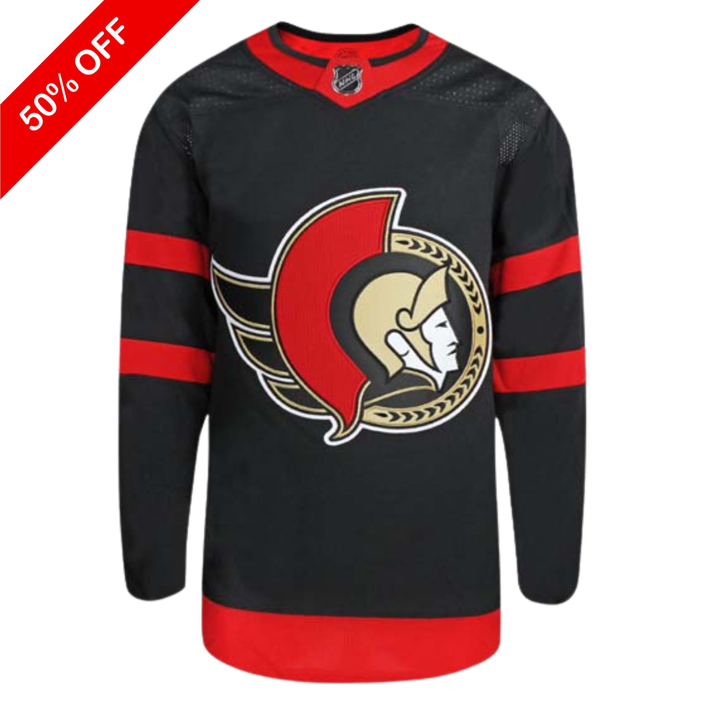 Customizable Ottawa Senators Adidas Primegreen Authentic NHL Home Jersey