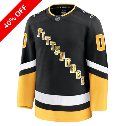 Customizable Pittsburgh Penguins 2024 Fanatics Premium Official NHL THIRD ALTERNATE Jersey