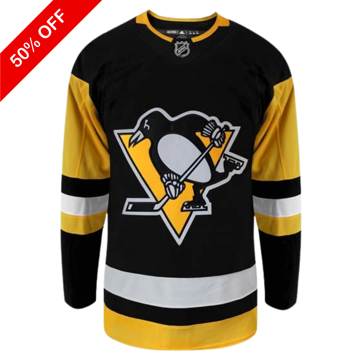 Customizable Pittsburgh Penguins Adidas Primegreen Authentic NHL Home Jersey