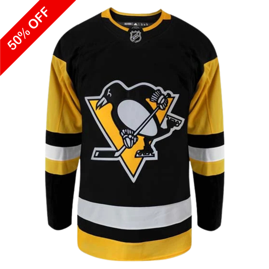 Customizable Pittsburgh Penguins Adidas Primegreen Authentic NHL Home Jersey