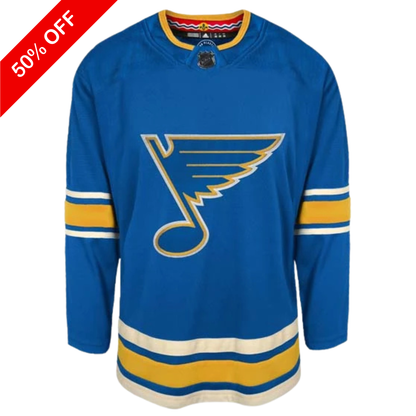 Customizable St. Louis Blues Adidas Primegreen Authentic NHL Alternate Jersey