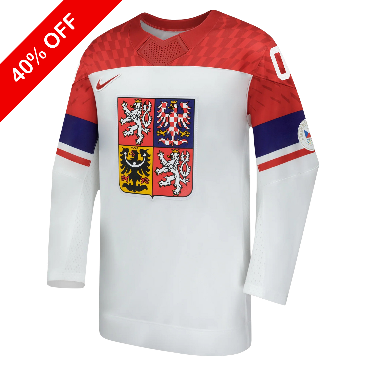 Customizable Team Czechia 2026 Nike White Replica Jersey