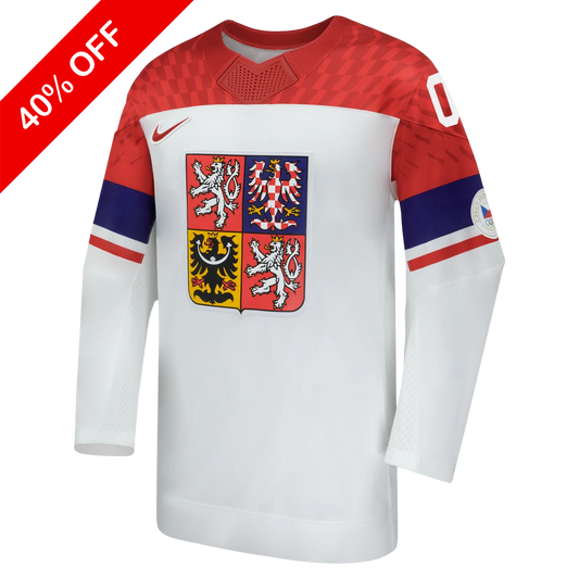 Customizable Team Czechia 2026 Nike White Replica Jersey