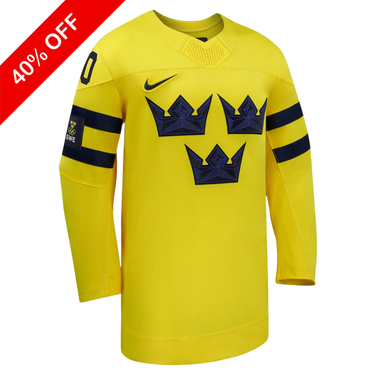 Customizable Team Sweden 2026 Nike Yellow Replica Jersey