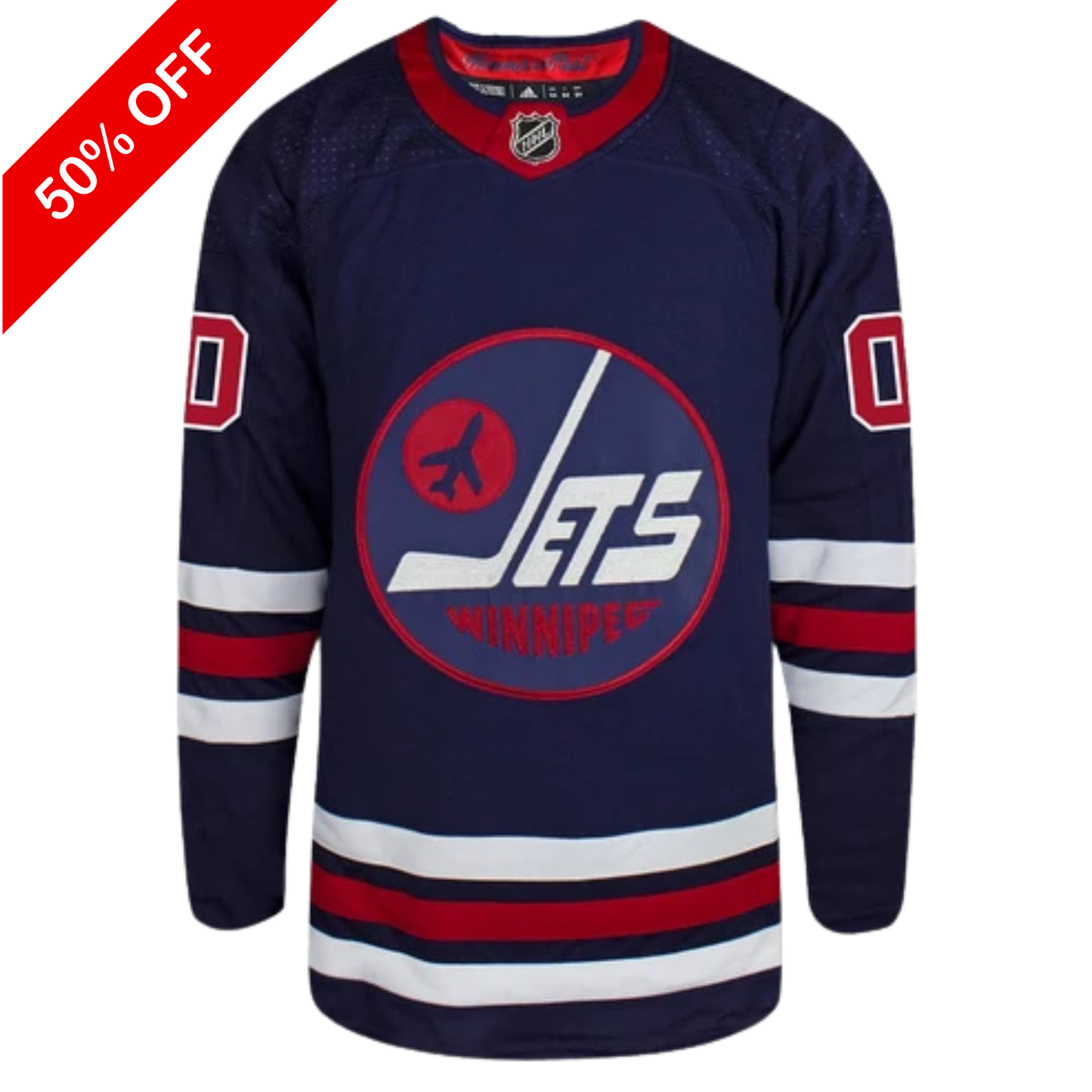 Customizable Winnipeg Jets Adidas Primegreen Authentic NHL Alternate Jersey