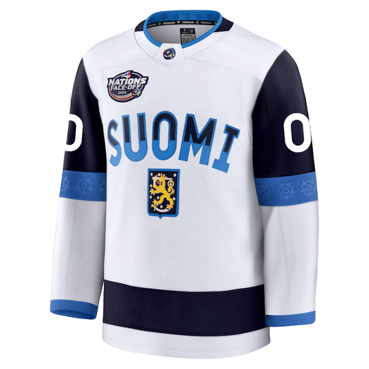 Customizable Team Finland 4 Nations Face-Off Fanatics Premium Jersey