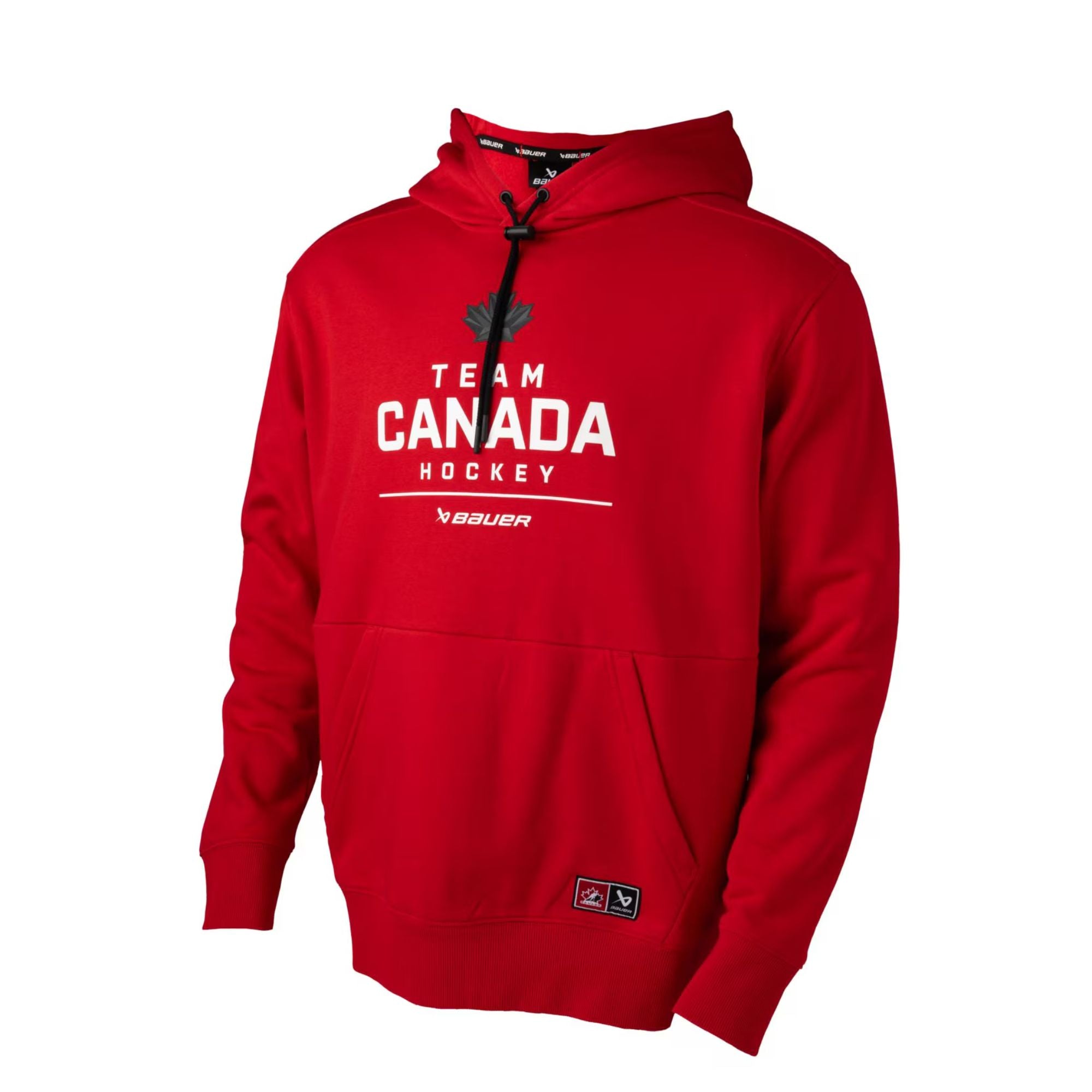 Hockey Canada Bauer Stacked Adult Red Hoodie