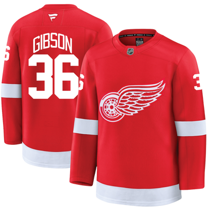 John Gibson Detroit Red Wings Fanatics Premium Home Jersey