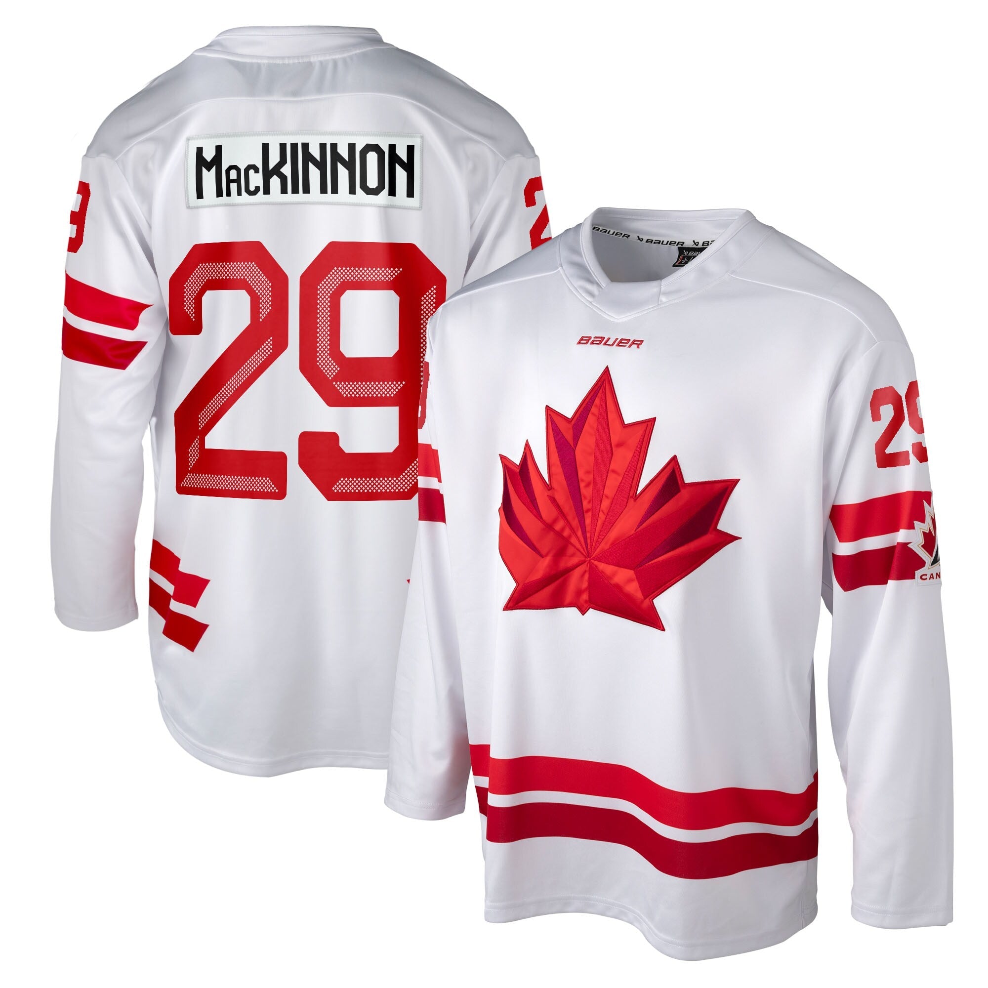 Nathan MacKinnon Team Canada 2025 Bauer Replica Jersey