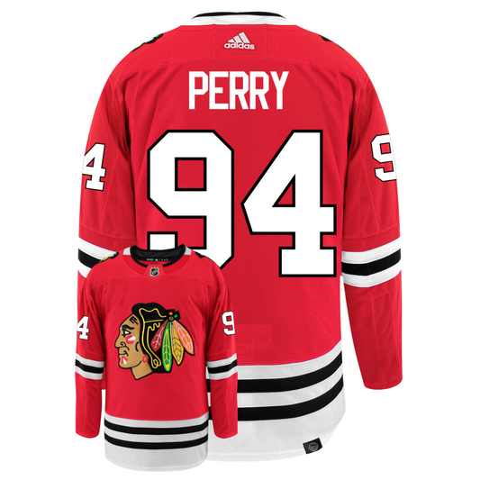 Corey Perry Chicago Blackhawks Adidas Primegreen Authentic NHL Hockey Jersey