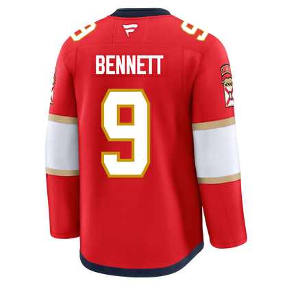 Sam Bennett Florida Panthers Fanatics Premium Official NHL HOME Jersey With 2025 Stanley Cup Champions Patch