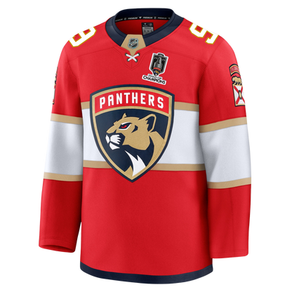 Sam Bennett Florida Panthers Fanatics Premium Official NHL HOME Jersey With 2025 Stanley Cup Champions Patch