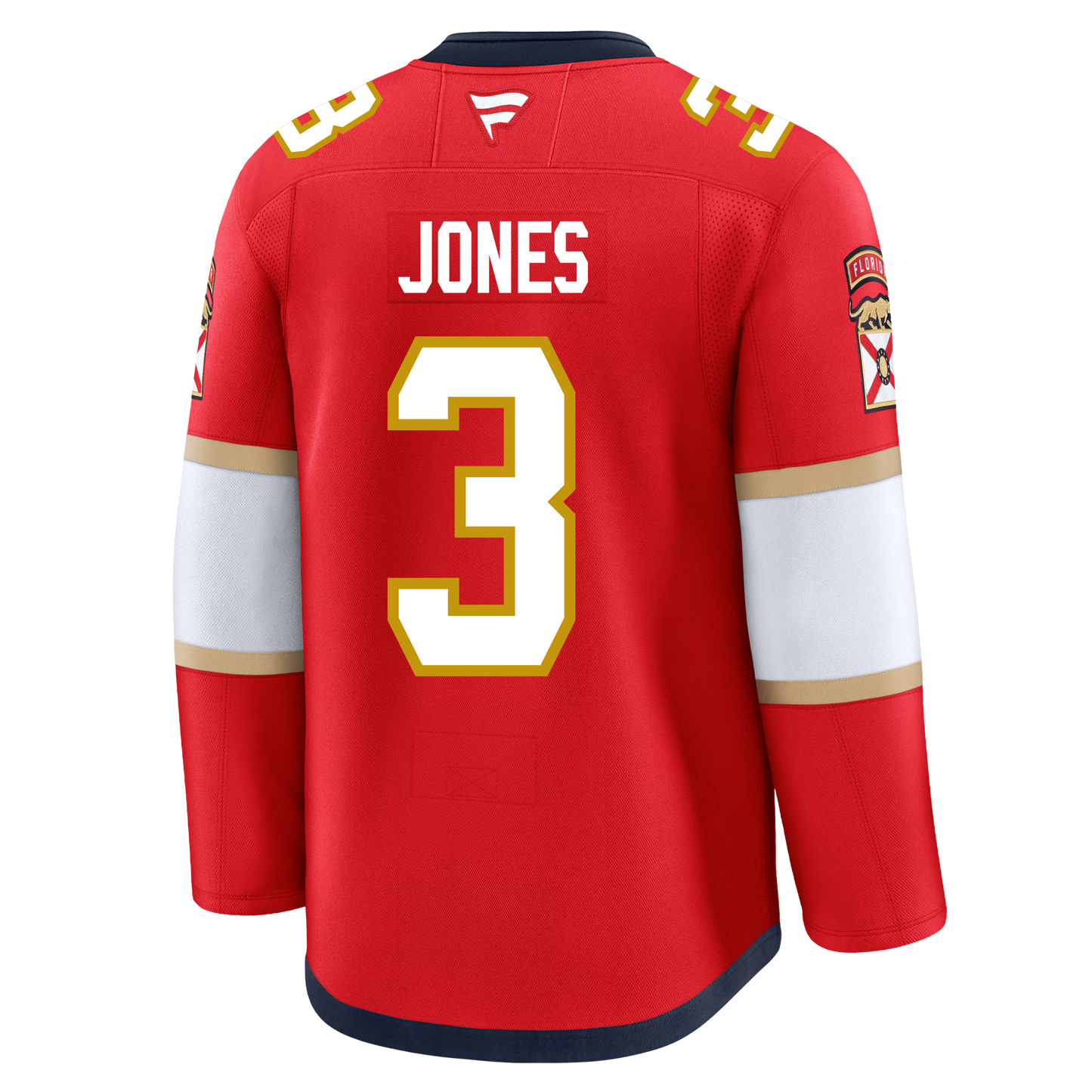 Seth Jones Florida Panthers Fanatics Premium Official NHL HOME Jersey With 2025 Stanley Cup Champions Patch