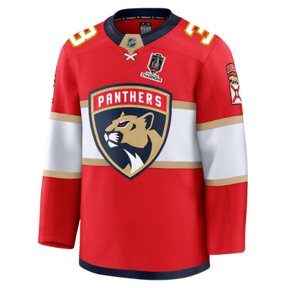 Seth Jones Florida Panthers Fanatics Premium Official NHL HOME Jersey With 2025 Stanley Cup Champions Patch