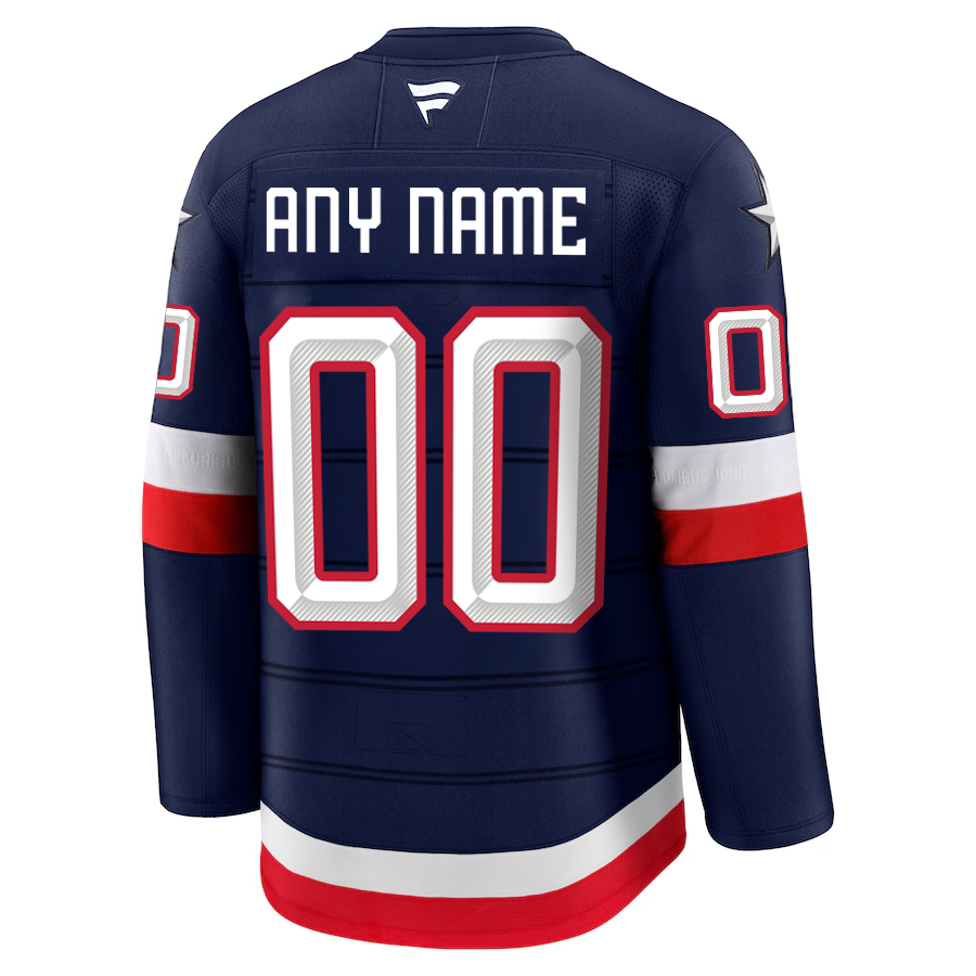 Customizable Team USA 4 Nations Face-Off Fanatics Premium Jersey