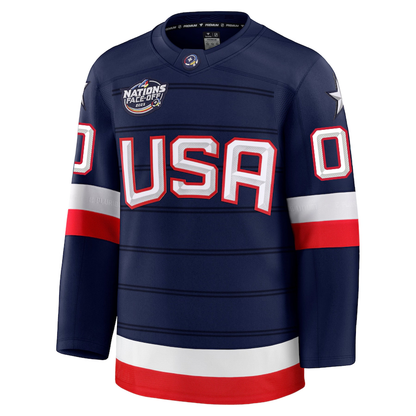 Customizable Team USA 4 Nations Face-Off Fanatics Premium Jersey