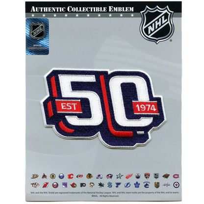 Washington Capitals 50th Anniversary Jersey Patch