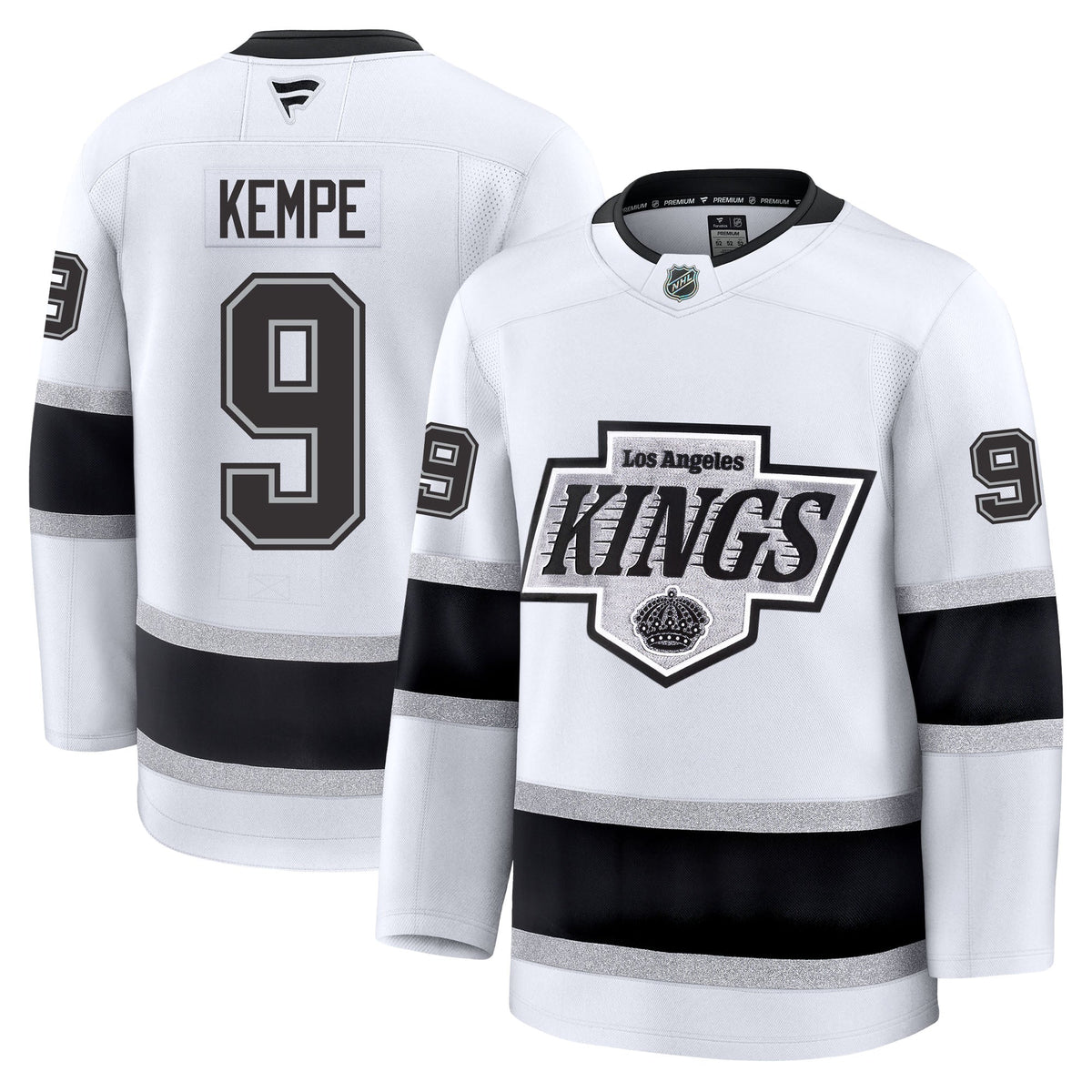 Adrian Kempe Los Angeles Kings Fanatics Premium Away Jersey