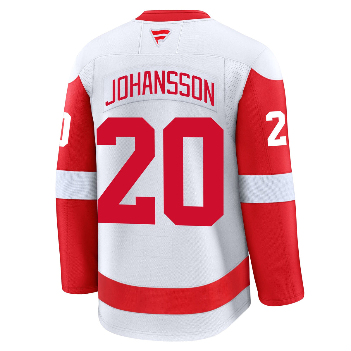 Albert Johansson Detroit Red Wings Fanatics Premium Away Jersey
