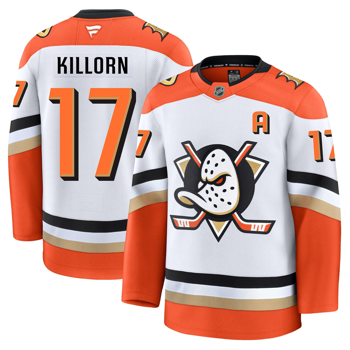 Alex Killorn Anaheim Ducks Fanatics Premium Away Jersey