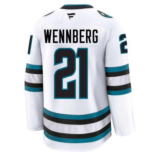 Alexander Wennberg San Jose Sharks Fanatics Premium Away Jersey