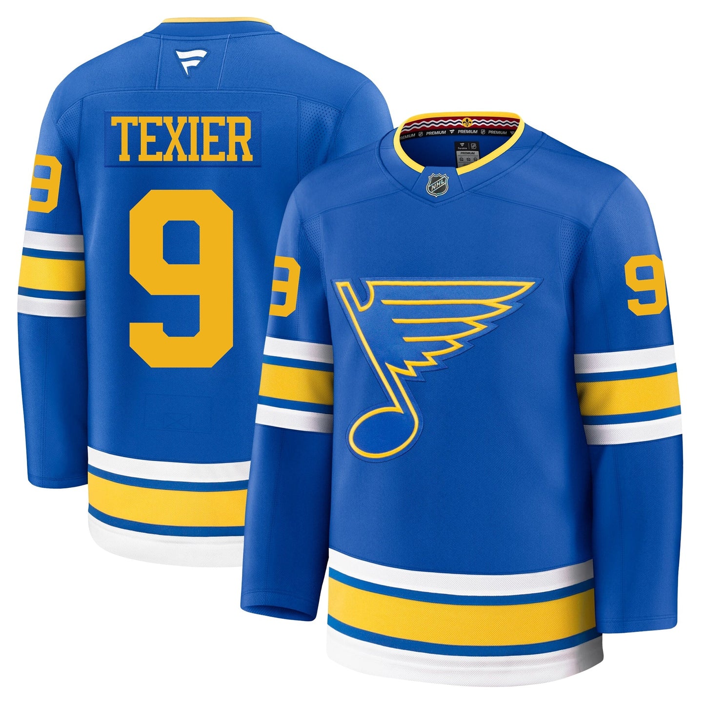 Alexandre Texier St Louis Blues Fanatics Home Premium Jersey