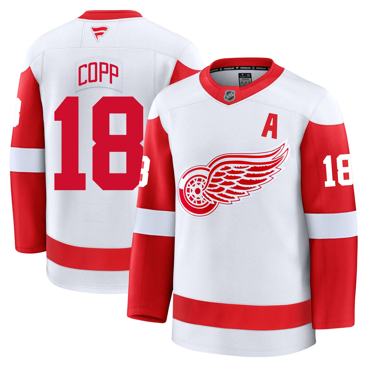 Andrew Copp Detroit Red Wings Fanatics Premium Away Jersey