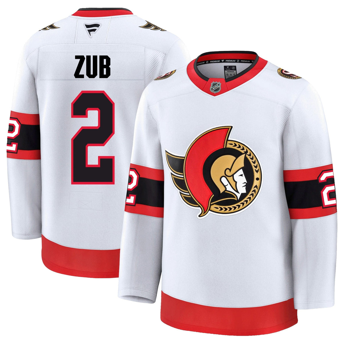 Artem Zub Ottawa Senators Fanatics Premium Away Jersey