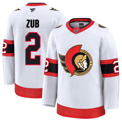 Artem Zub Ottawa Senators Fanatics Premium Away Jersey