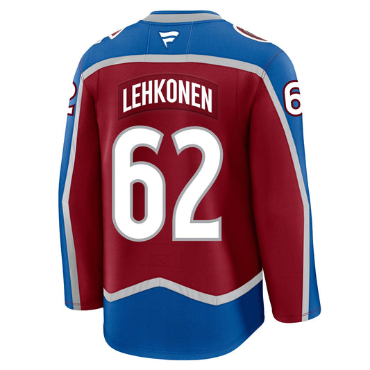 Artturi Lehkonen Colorado Avalanche Fanatics Premium Home Jersey