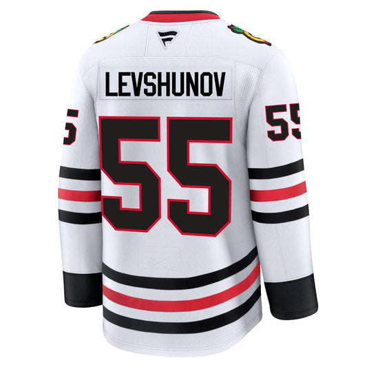 Artyom Levshunov Chicago Blackhawks Fanatics Premium Away Jersey