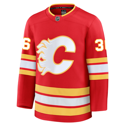 Aydar Suniev Calgary Flames Fanatics Premium Home Jersey