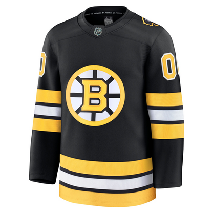 Customizable Boston Bruins 2025 Fanatics Premium Official NHL Home Jersey