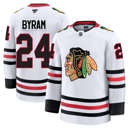 Bowen Byram Chicago Blackhawks Fanatics Premium Away Jersey