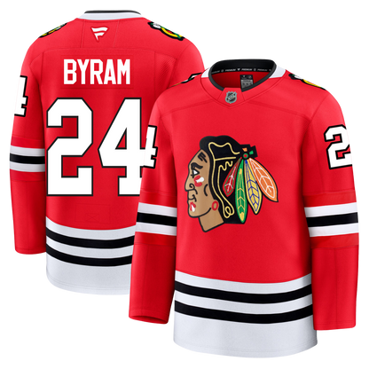 Bowen Byram Chicago Blackhawks Fanatics Premium Home Jersey