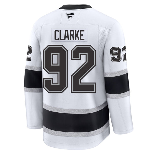 Brandt Clarke Los Angeles Kings Fanatics Premium Away Jersey