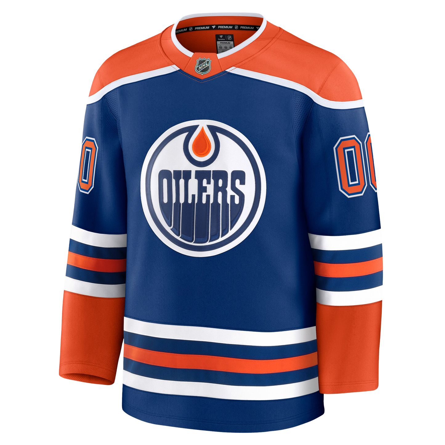 Customizable Edmonton Oilers 2024 Fanatics Premium Official NHL HOME Jersey