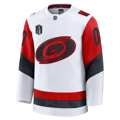Customizable Carolina Hurricanes Fanatics Premium Official NHL Away Jersey With 2026 Stanley Cup Final Patch