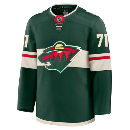 Carson Lambos Minnesota Wild Fanatics Premium Home Jersey
