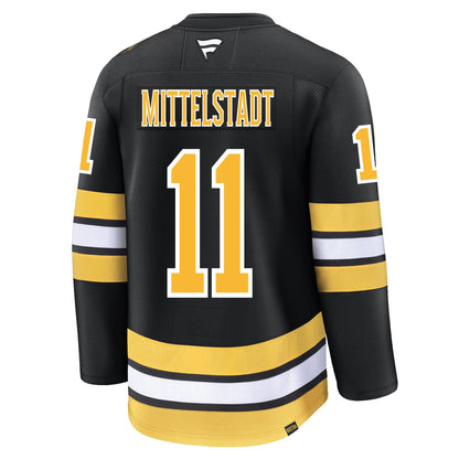 Casey Mittelstadt Boston Bruins Fanatics Home Premium Jersey