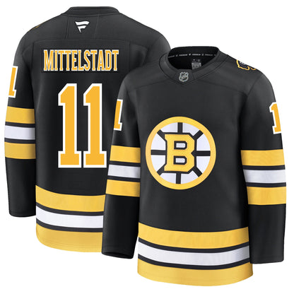 Casey Mittelstadt Boston Bruins Fanatics Home Premium Jersey