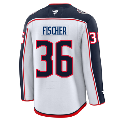 Christian Fischer Columbus Blue Jackets Fanatics Premium Away Jersey