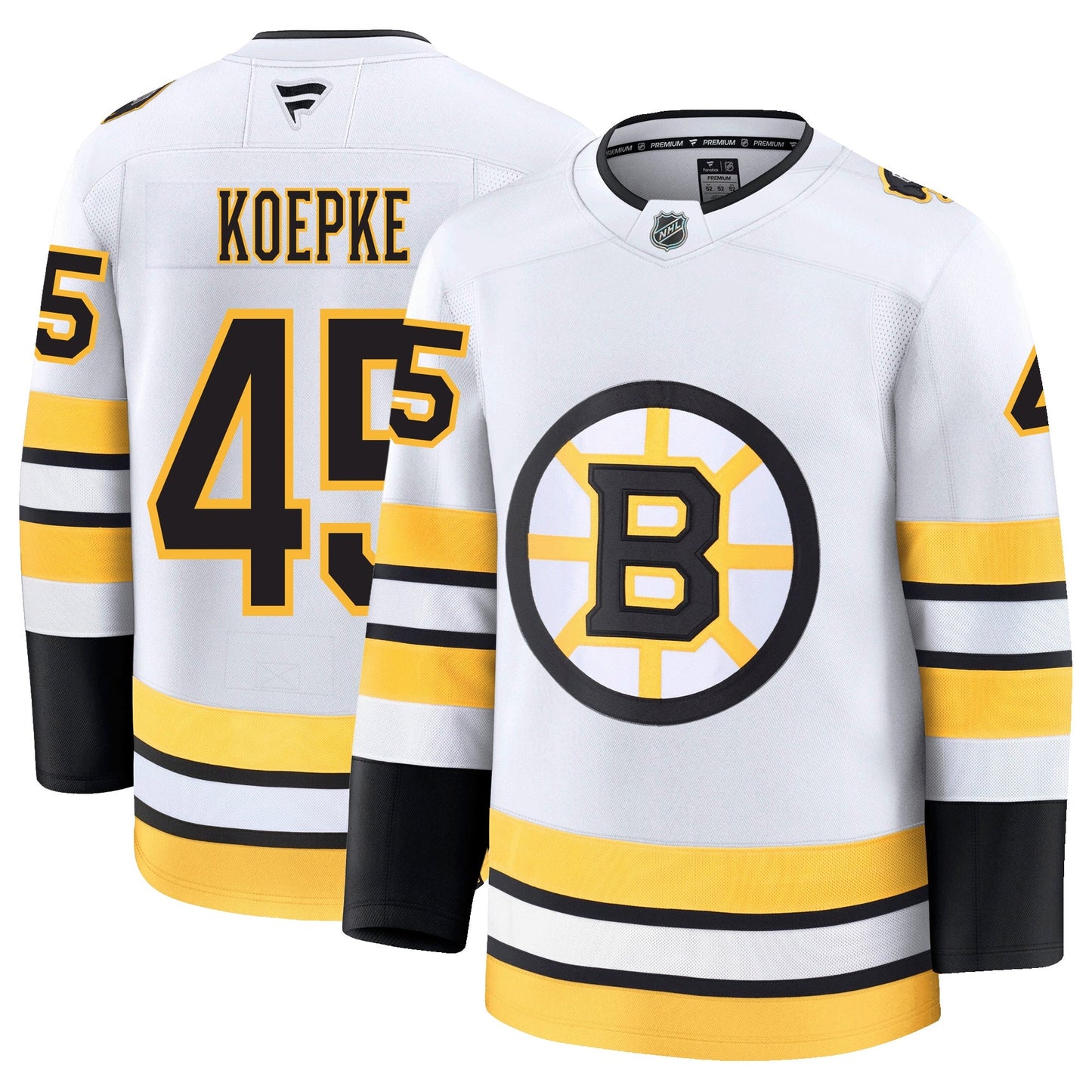 Cole Koepke Boston Bruins Fanatics Away Premium Jersey