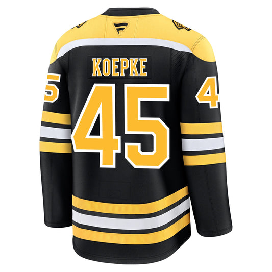Cole Koepke Boston Bruins Fanatics Premium Home Jersey