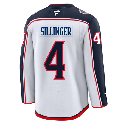 Cole Sillinger Columbus Blue Jackets Fanatics Premium Away Jersey