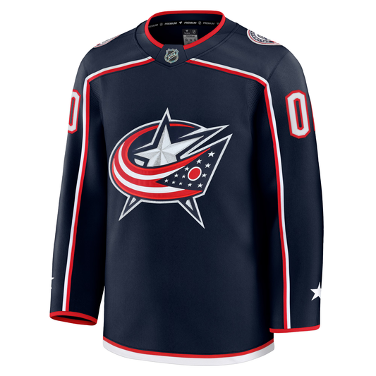 Customizable Columbus Blue Jackets 2024 Fanatics Premium Official NHL HOME Jersey