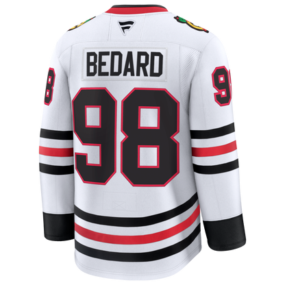 Connor Bedard Chicago Blackhawks Fanatics Premium Away Jersey